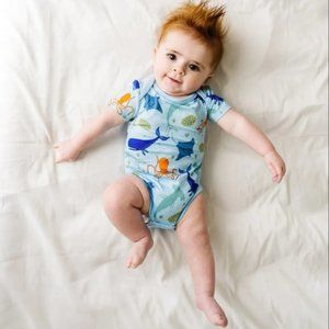 Little Sleepies | Marine Life | Bodysuit | 18-24m